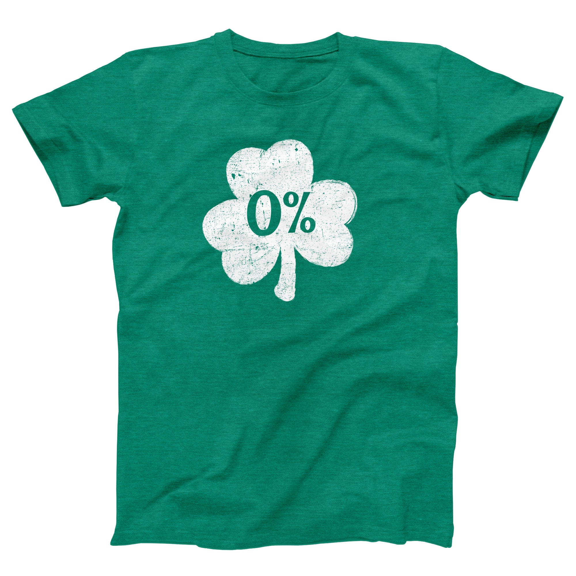 0% Irish Adult Unisex T-Shirt - Twisted Gorilla