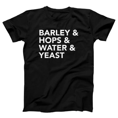 Barley & Hops Adult Unisex T-Shirt - Twisted Gorilla