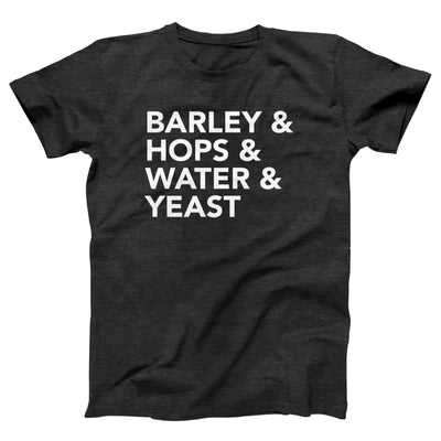 Barley & Hops Adult Unisex T-Shirt - Twisted Gorilla