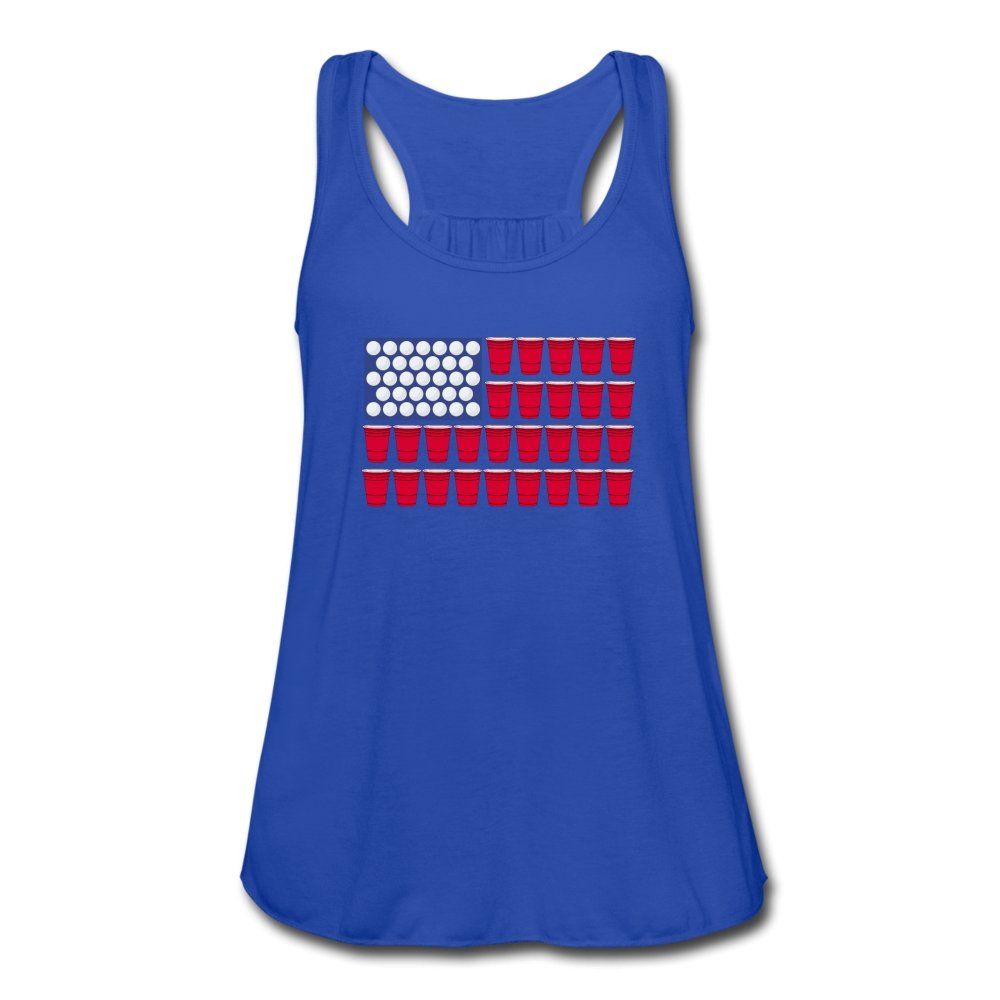 Beer Pong Women's Flowy Tank - Twisted Gorilla