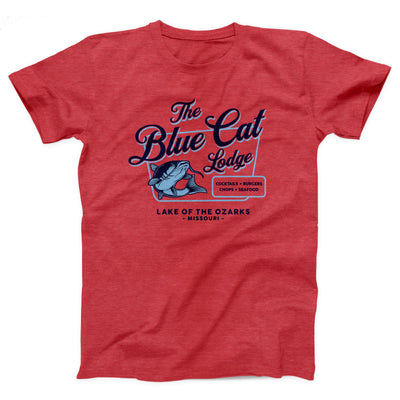 Blue Cat Lodge Adult Unisex T-Shirt - Twisted Gorilla