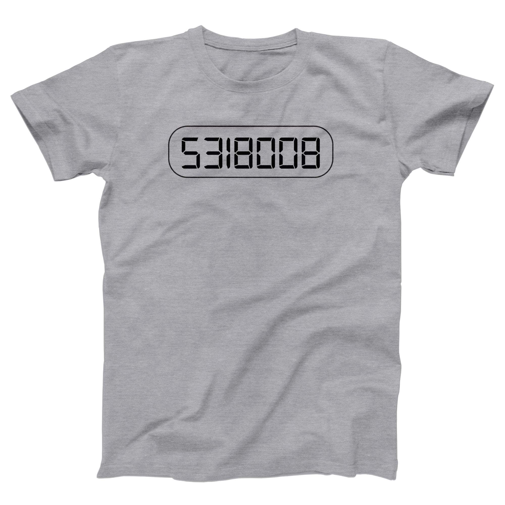 Calculator Boobies Adult Unisex T-Shirt - Twisted Gorilla