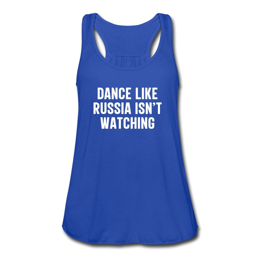 Dance Like Russia Isn't Watching Women's Flowy Tank Top - Twisted Gorilla