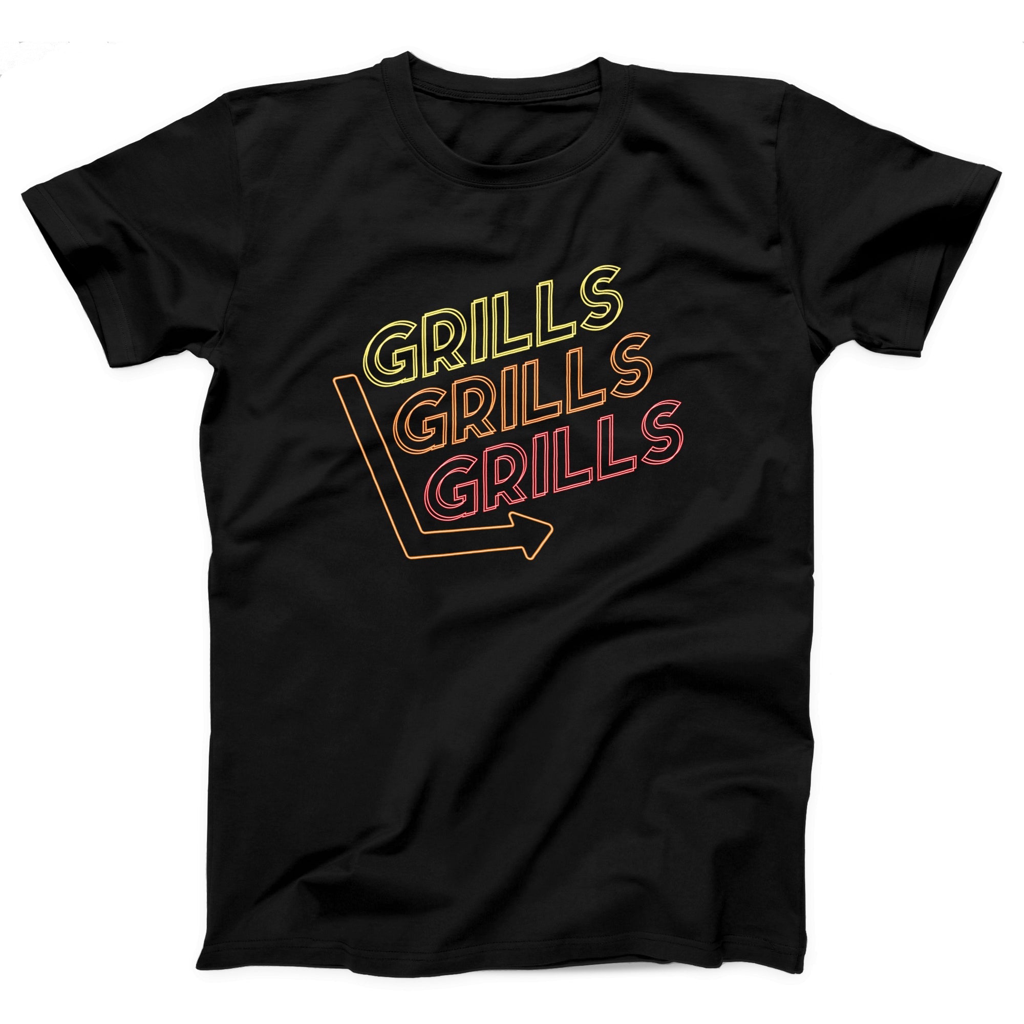 Grills Grills Grills Adult Unisex T-Shirt - Twisted Gorilla