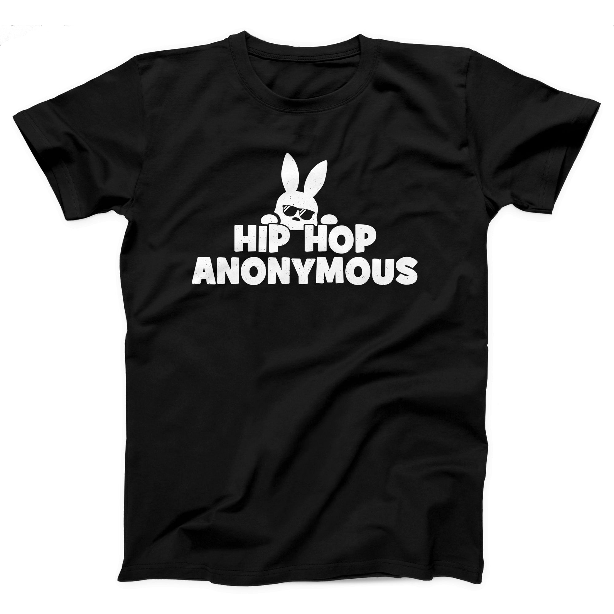 Hip Hop Anonymous Bunny Adult Unisex T-Shirt - Twisted Gorilla