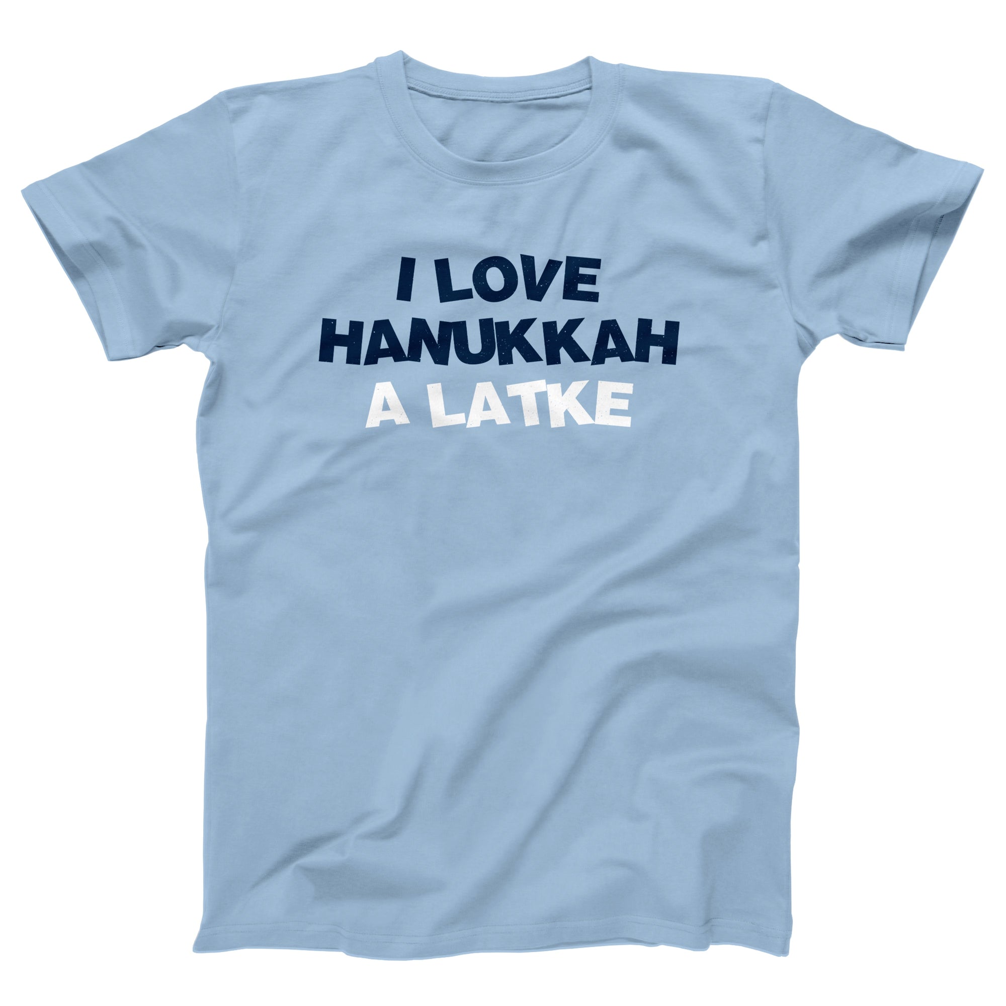 I Love Hanukkah A Latke Adult Unisex T-Shirt