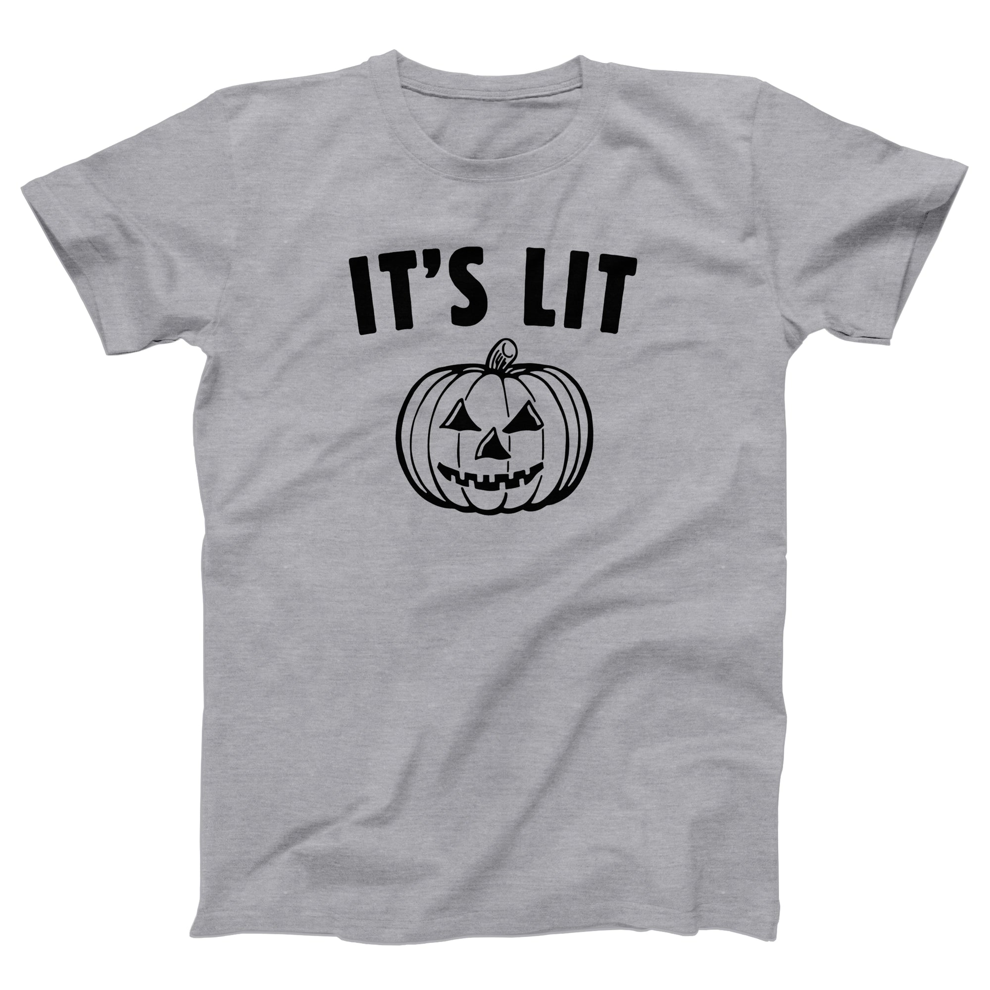 It's Lit Pumpkin Adult Unisex T-Shirt - Twisted Gorilla