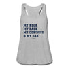 My Cowboys & My Dak Women's Flowy Tank Top - Twisted Gorilla