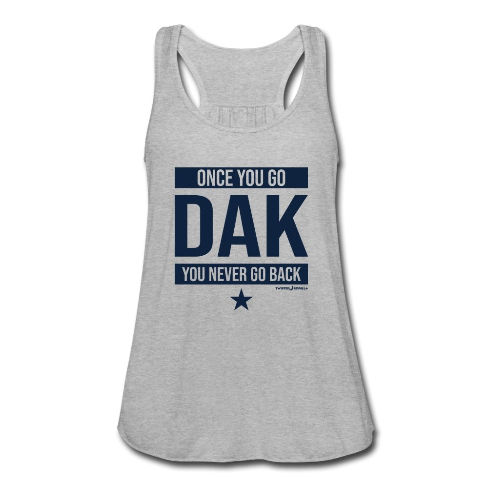 Once You Go Dak Women's Flowy Tank Top - Twisted Gorilla