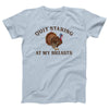 Quit Staring At My Breasts Adult Unisex T-Shirt - Twisted Gorilla