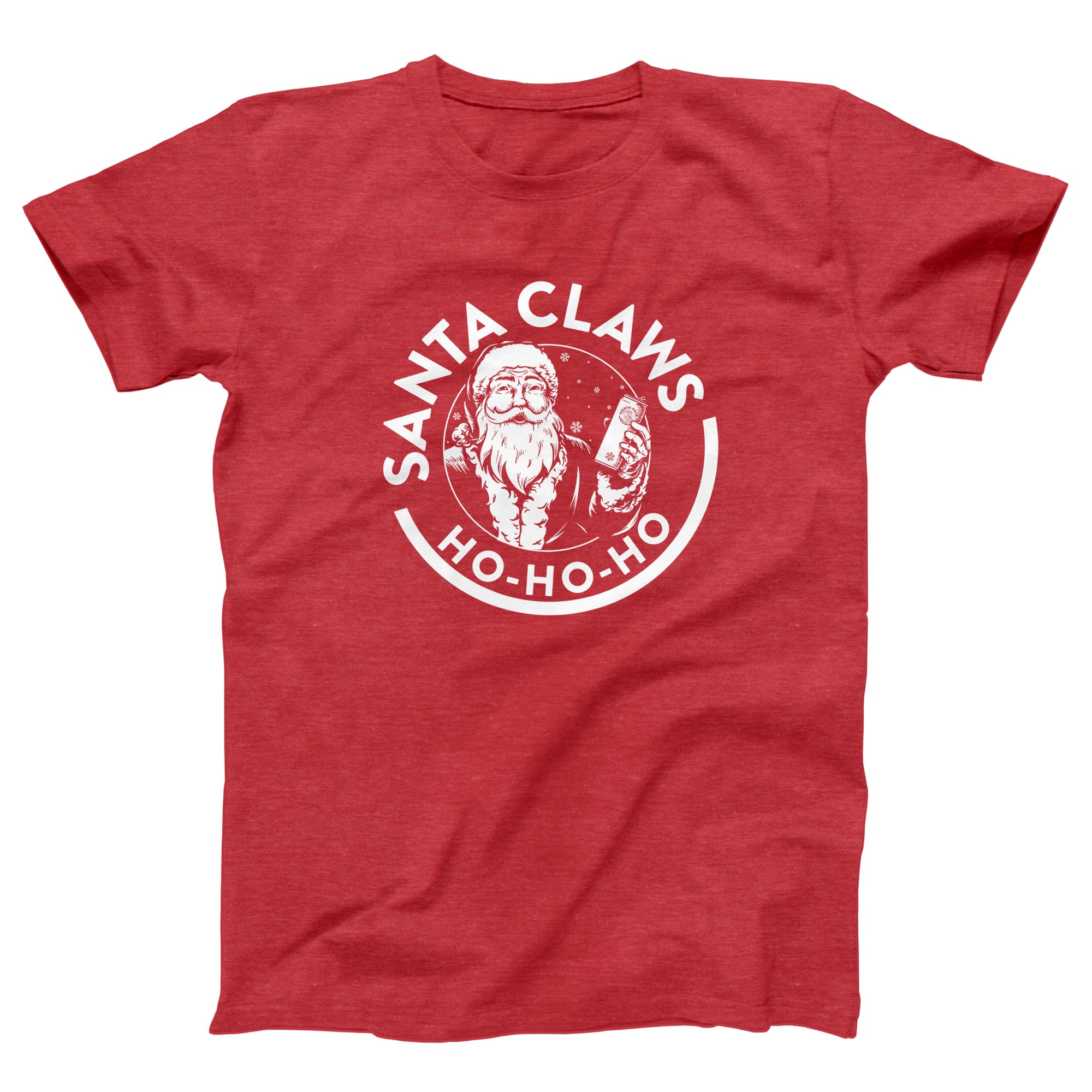 Santa Claws Adult Unisex T-Shirt - Twisted Gorilla