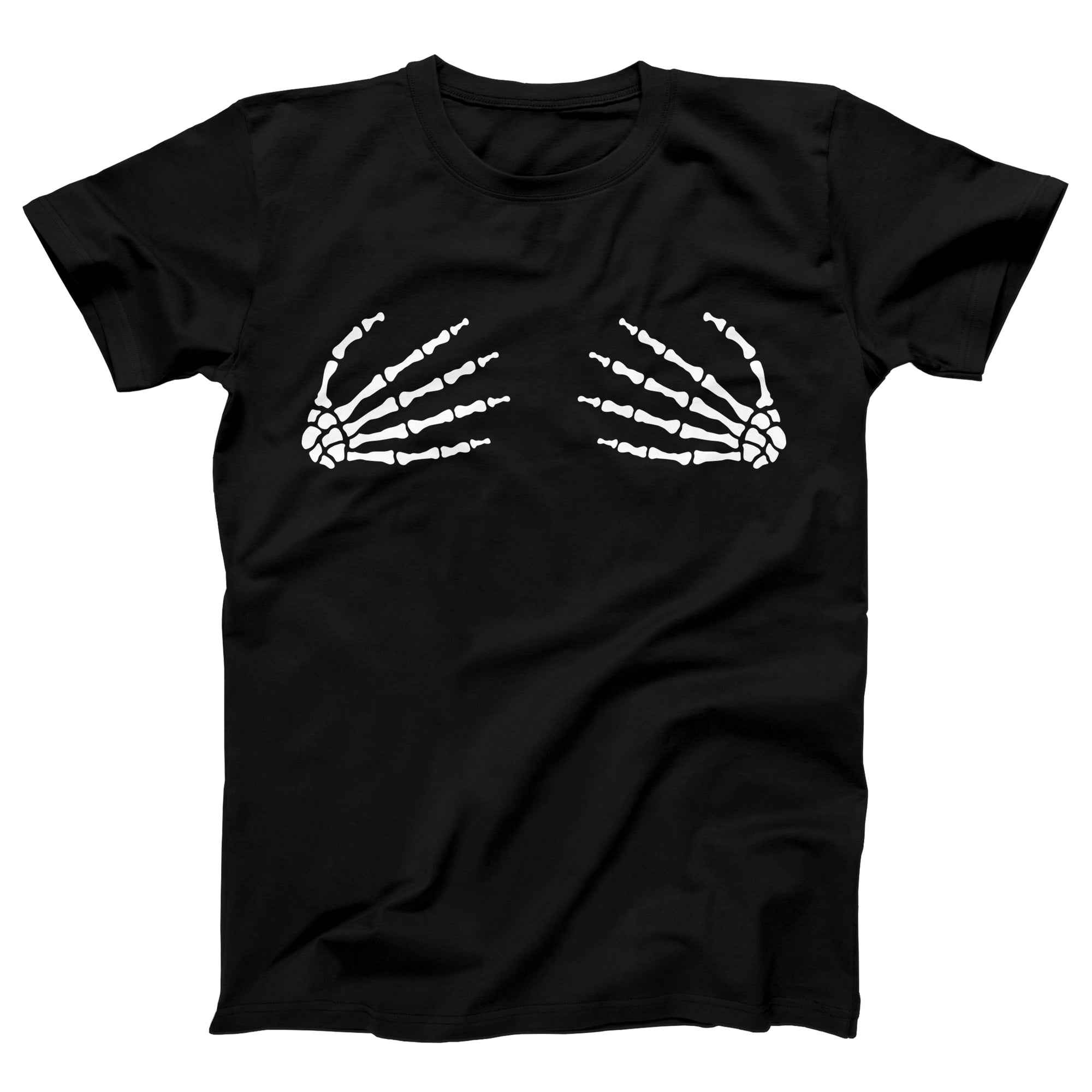 Skeleton Bra Adult Unisex T-Shirt