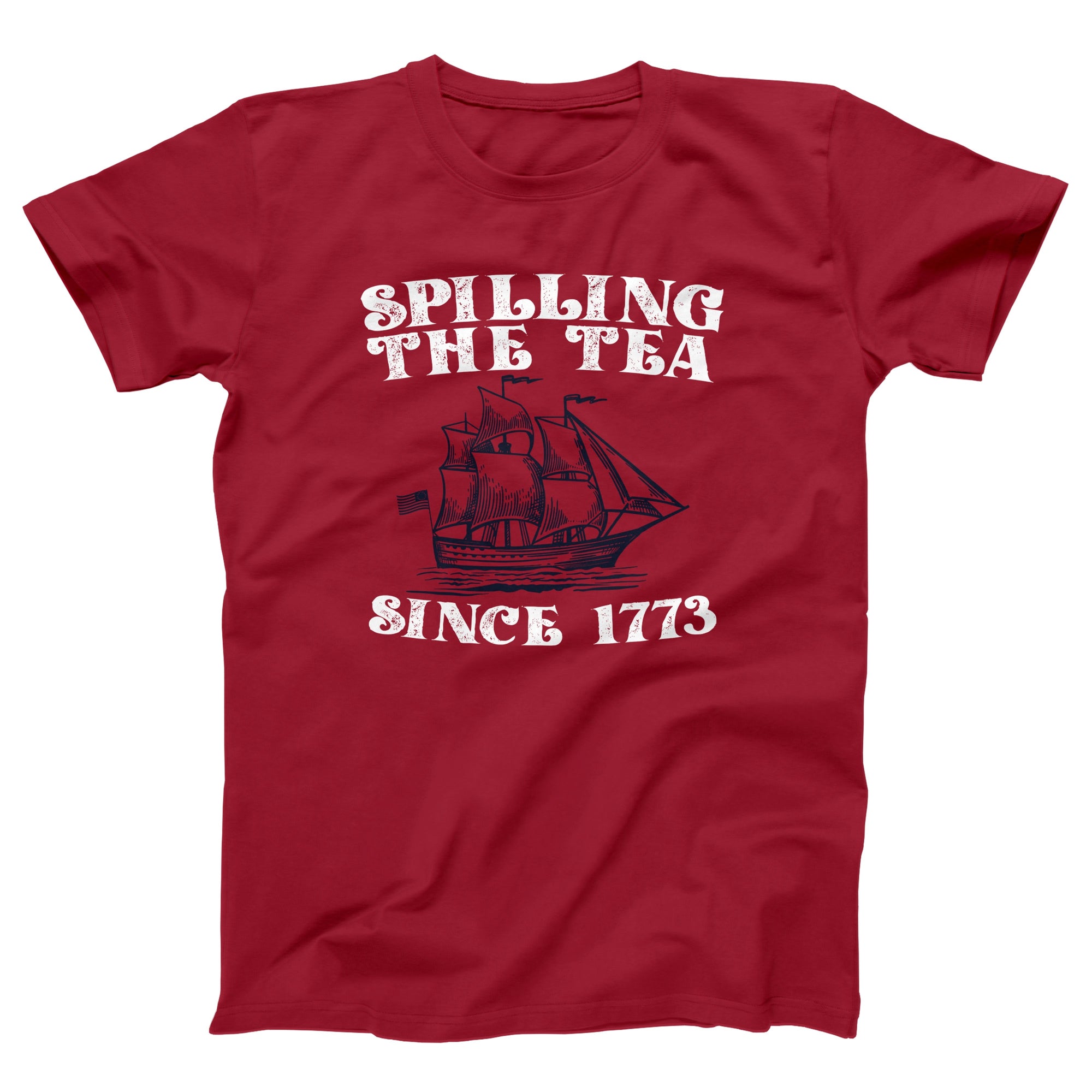 Spilling The Tea Since 1773 Adult Unisex T-Shirt - Twisted Gorilla