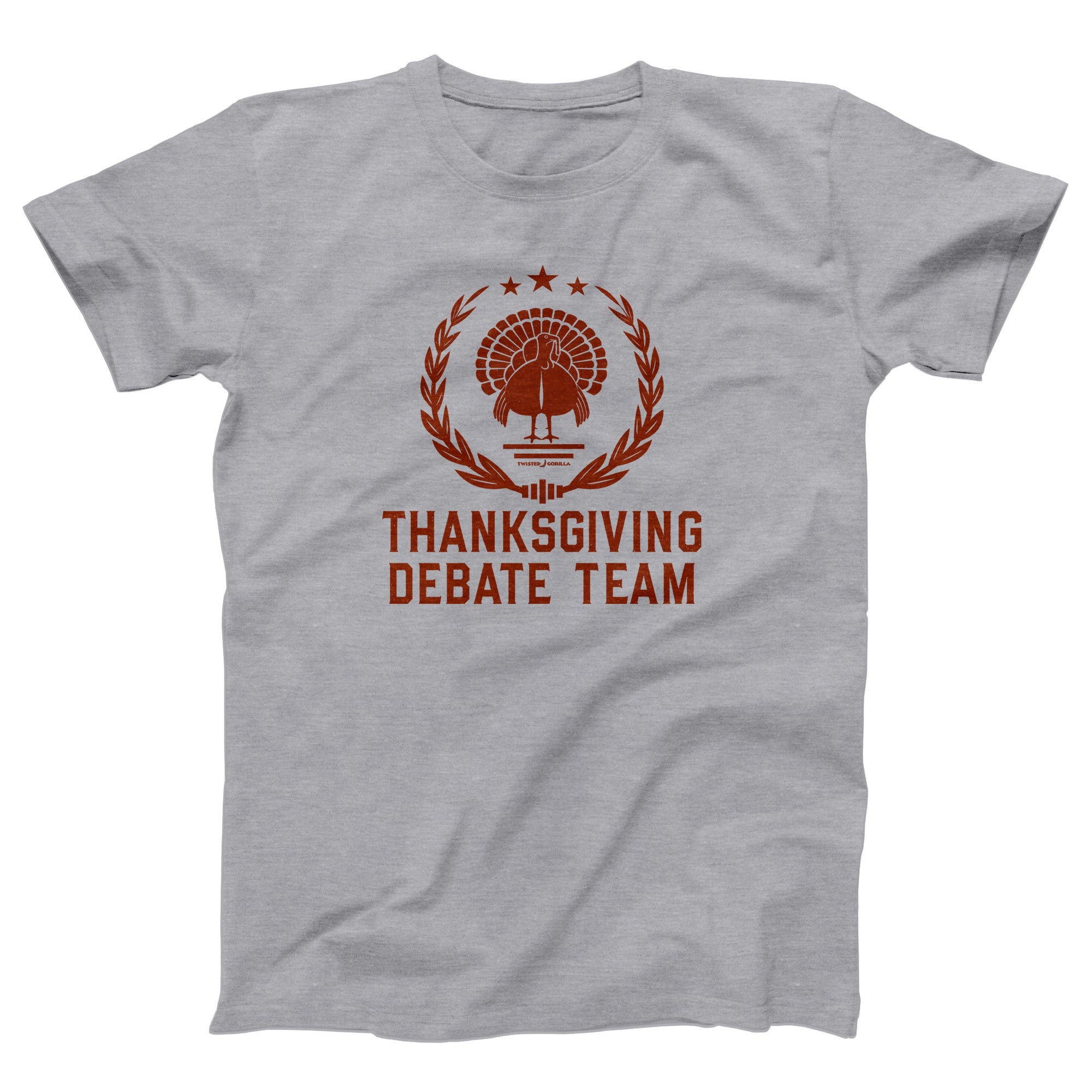 Thanksgiving Debate Team Adult Unisex T-Shirt - Twisted Gorilla