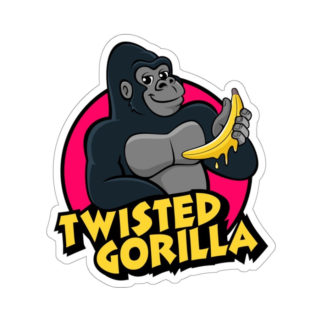 Twisted Gorilla Logo Sticker - Twisted Gorilla