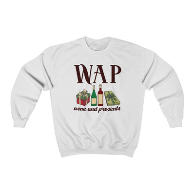 WAP - Wine & Presents Ugly Sweater - Twisted Gorilla