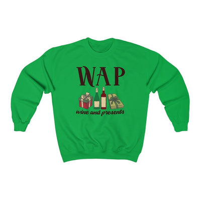 WAP - Wine & Presents Ugly Sweater - Twisted Gorilla