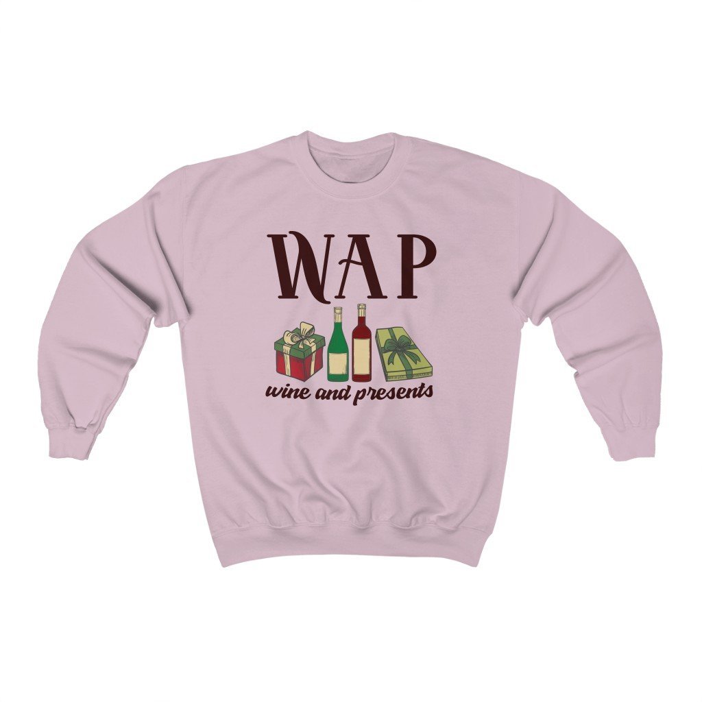 WAP - Wine & Presents Ugly Sweater - Twisted Gorilla